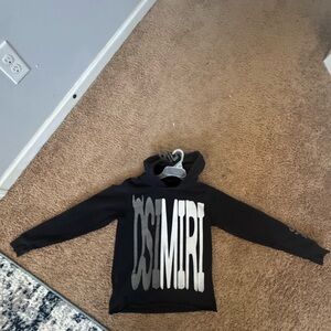 Black white and grey cropped hoodie 
Size small